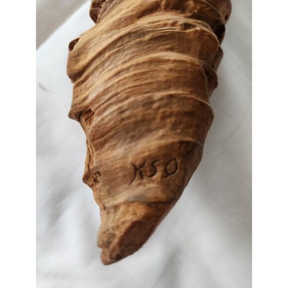 Vtg.Wood Carving Spirit Gnome Wall Sculpture Art Signed KSO BEARDED MAN Tree 13" - Picture 8 of 11